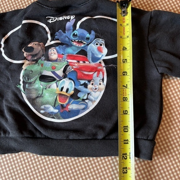 Zara Disney 100 Years of Wonder pullover baby sweatshirt. Olaf-Donald-Stitch-Rex - Picture 6 of 11